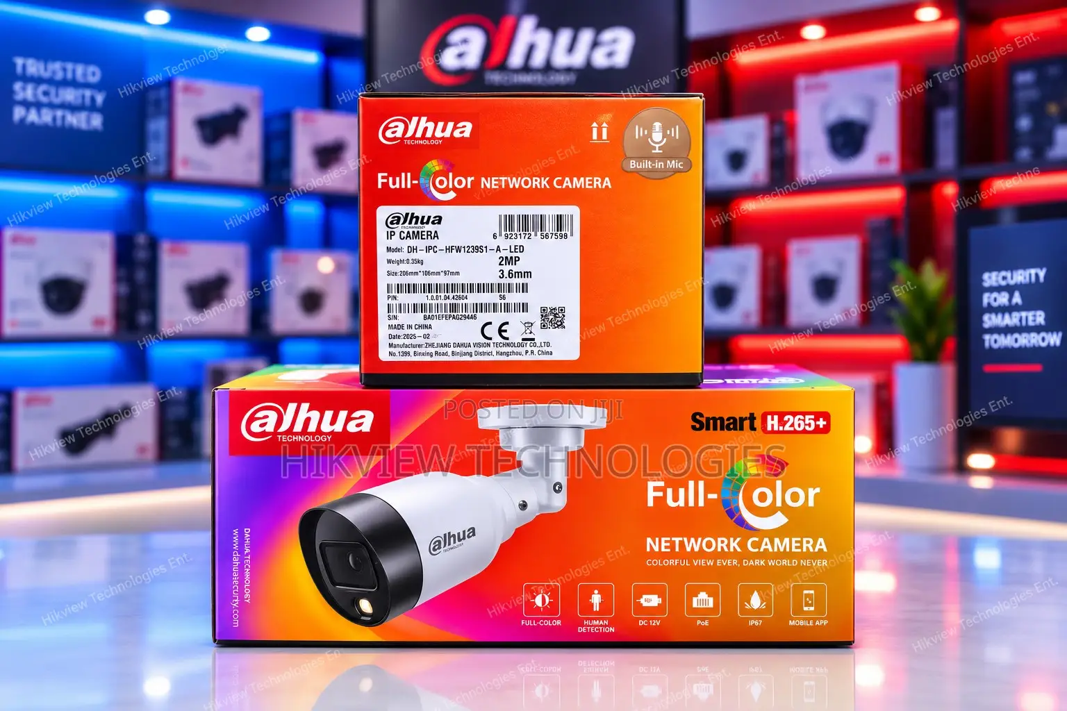 DAHUA IPC-HFW1239S1-A-LED-S52MP Entry Full-Color Fixed-Focal Bullet