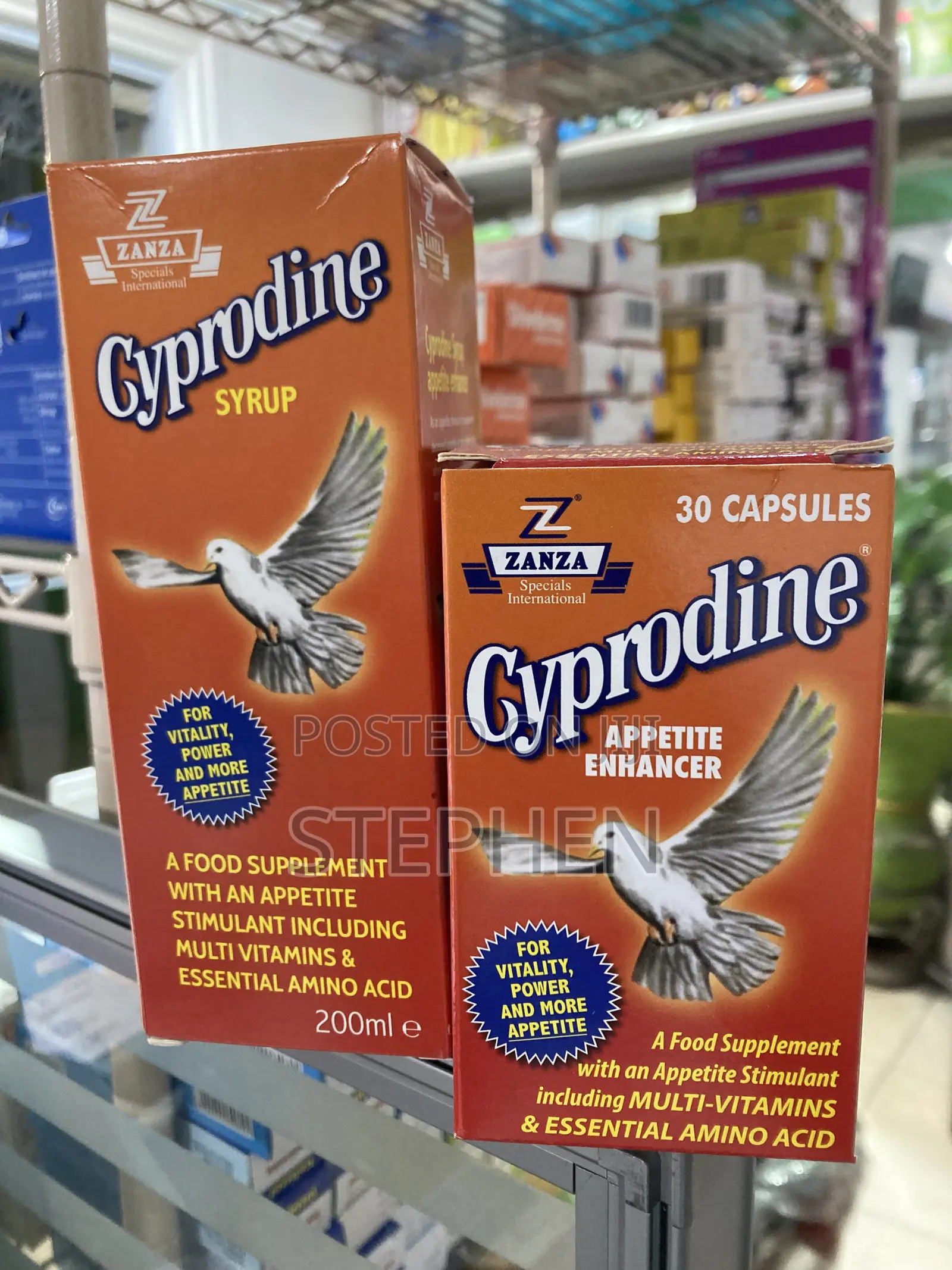 Cyprodine Caps or Syrup