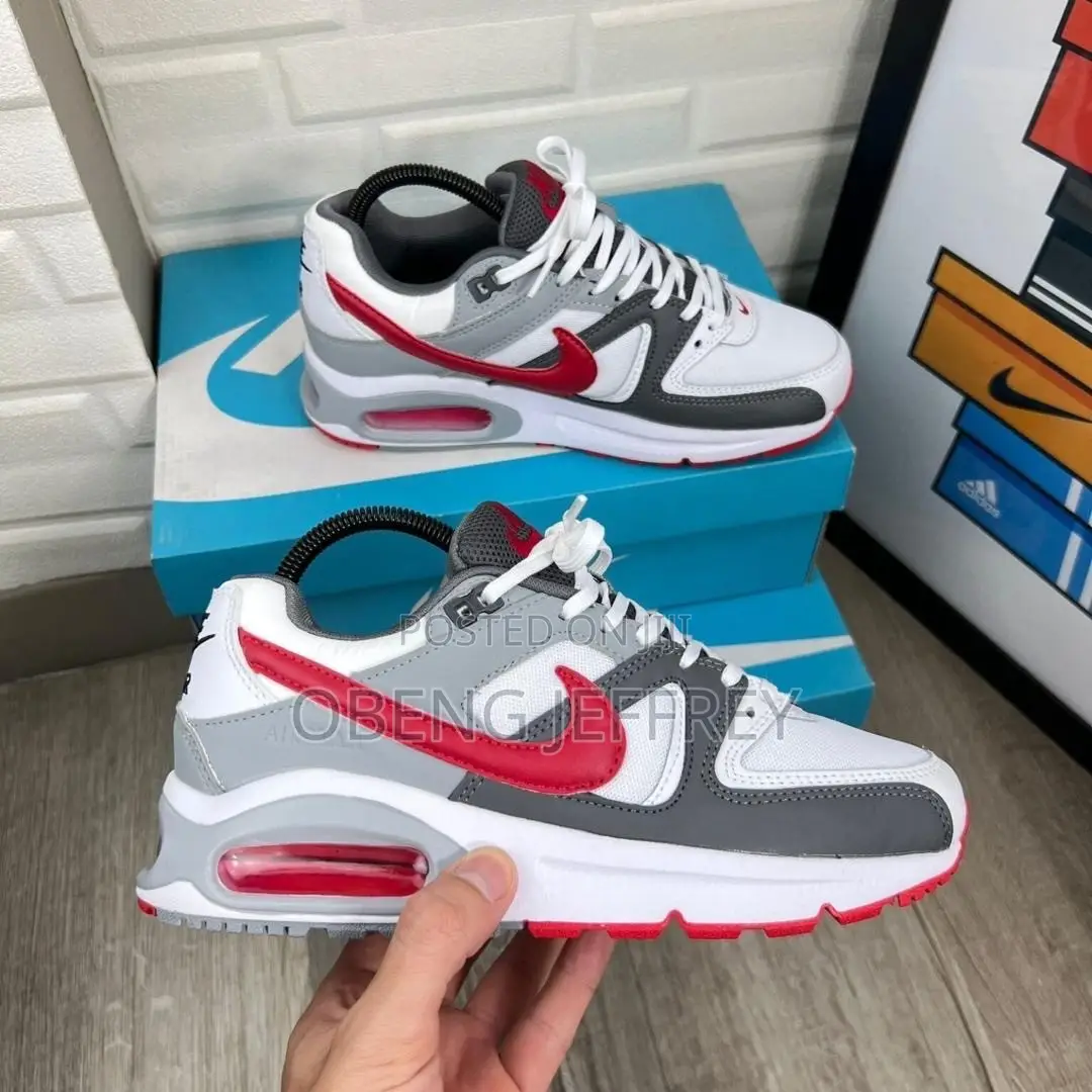 Original Airmax Command Pure Platinum and Gym Red