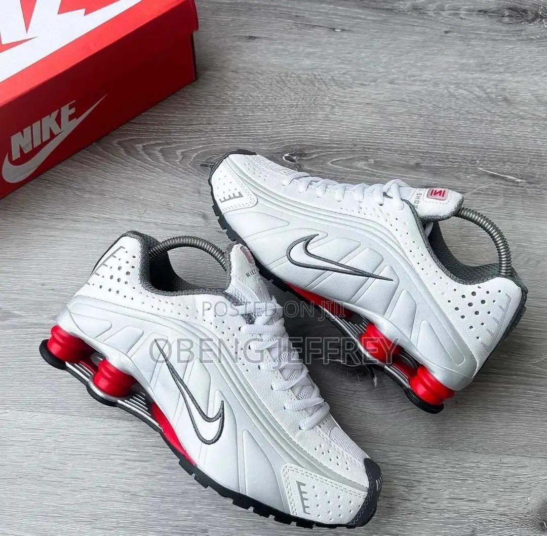 Original Nike Shox R4 White/Silver