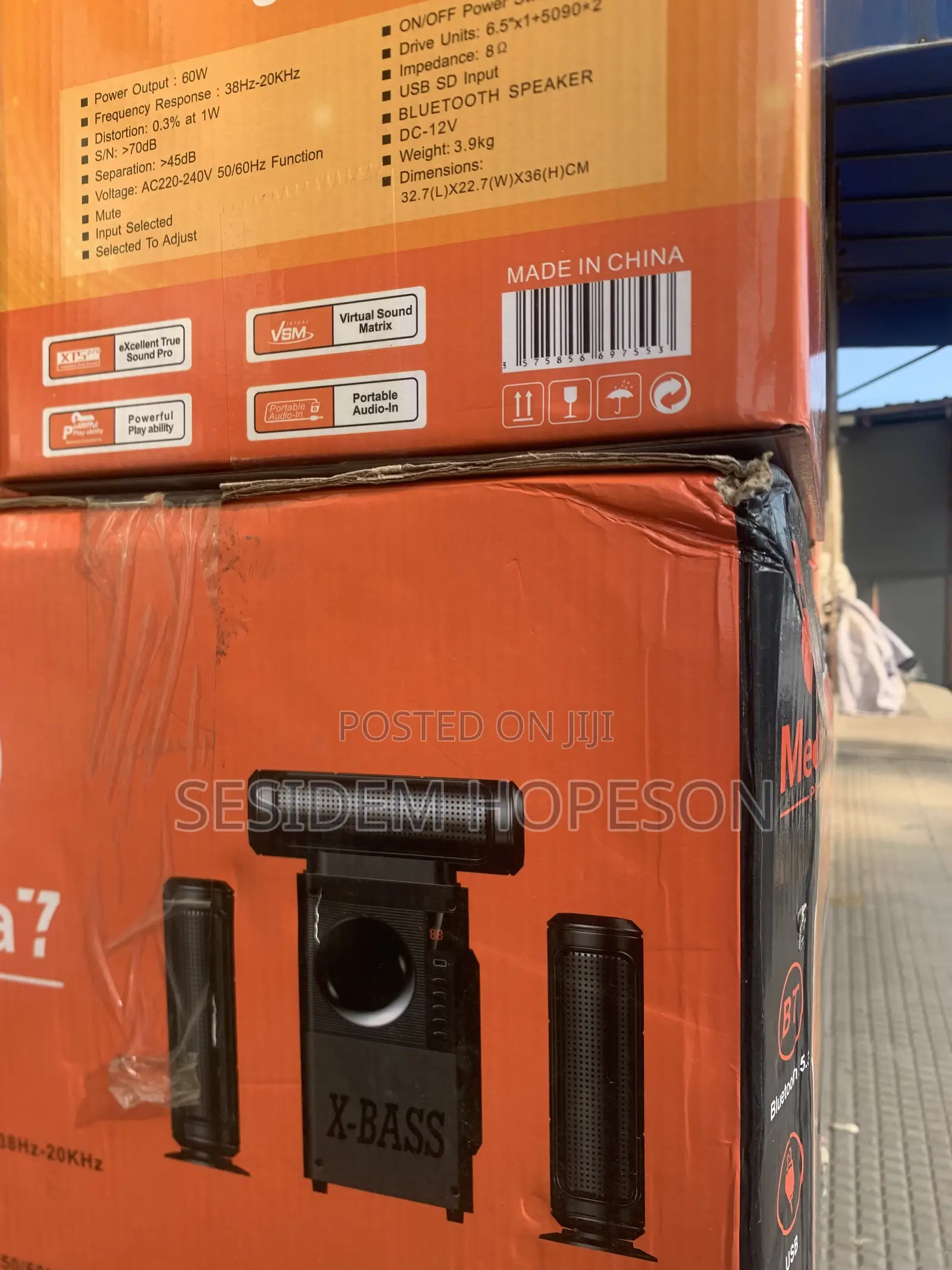Media 7 Plus M-6030 3.1 X-Bass Hi-Fi Multimedia Speaker System