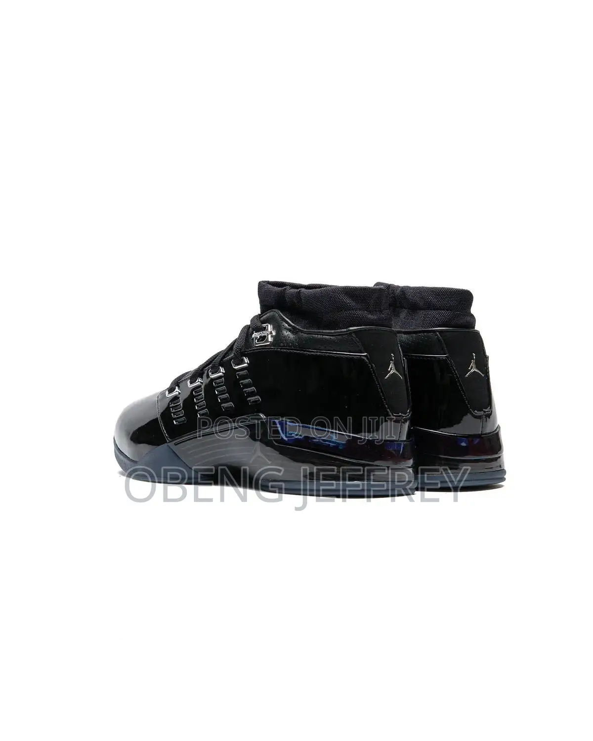 Original Air Jordan 17 Low SP Patent Leather Black