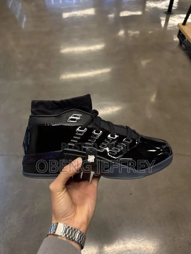 Original Air Jordan 17 Low SP Patent Leather Black