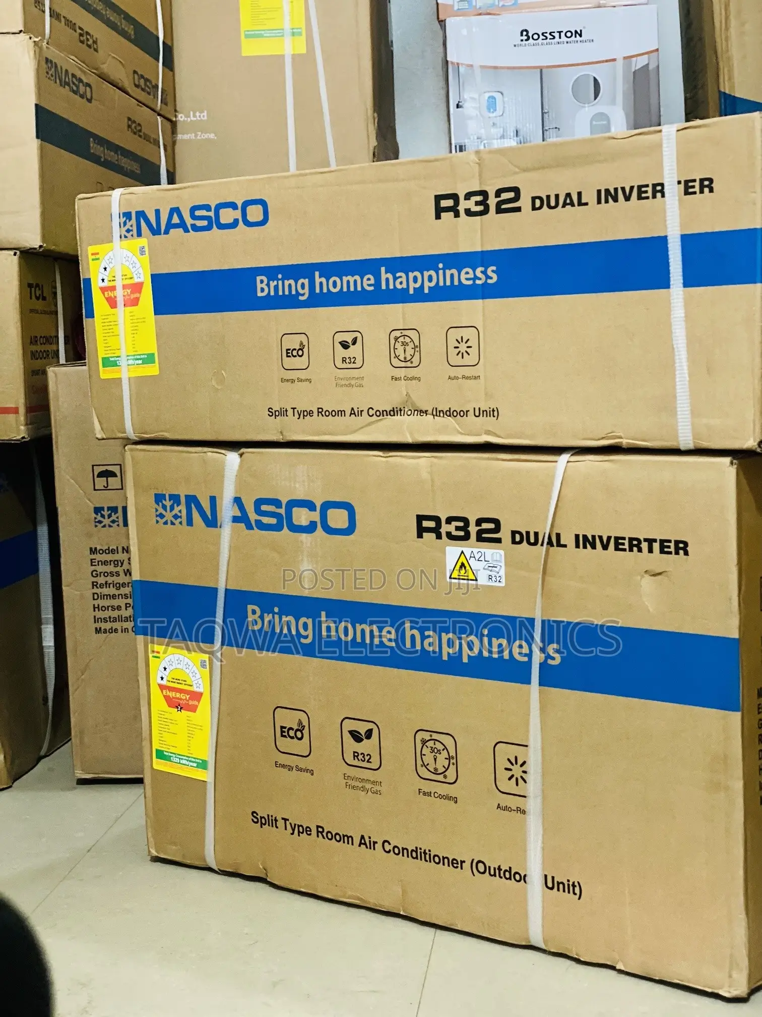 Cost Saving Nasco 1.5hp Dual Inverter Air Conditioner