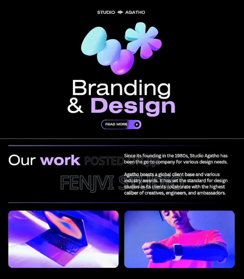 Professional Business Websites Landing Pages (Built on Canva )