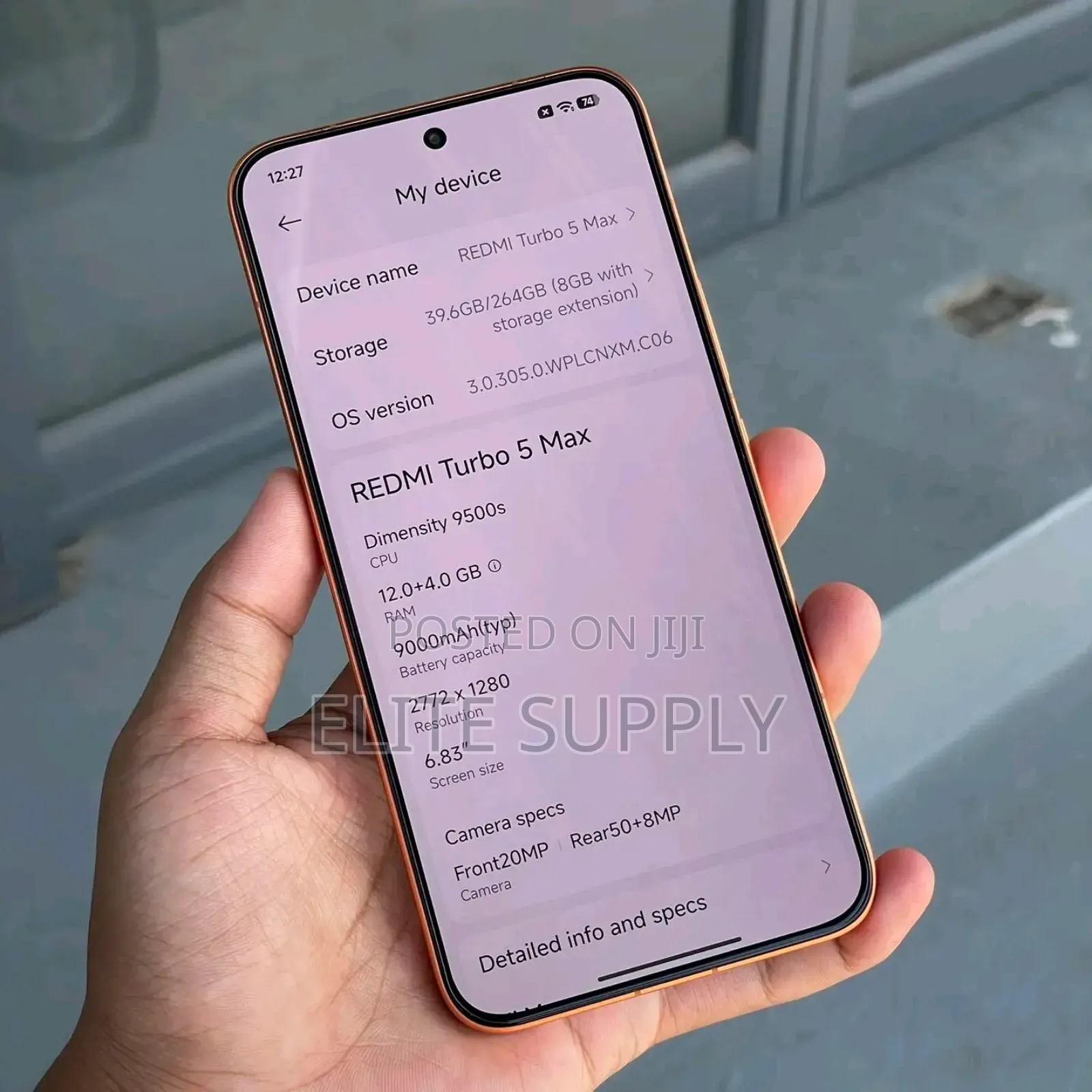 Xiaomi Redmi Turbo 5 Max 256 GB Orange
