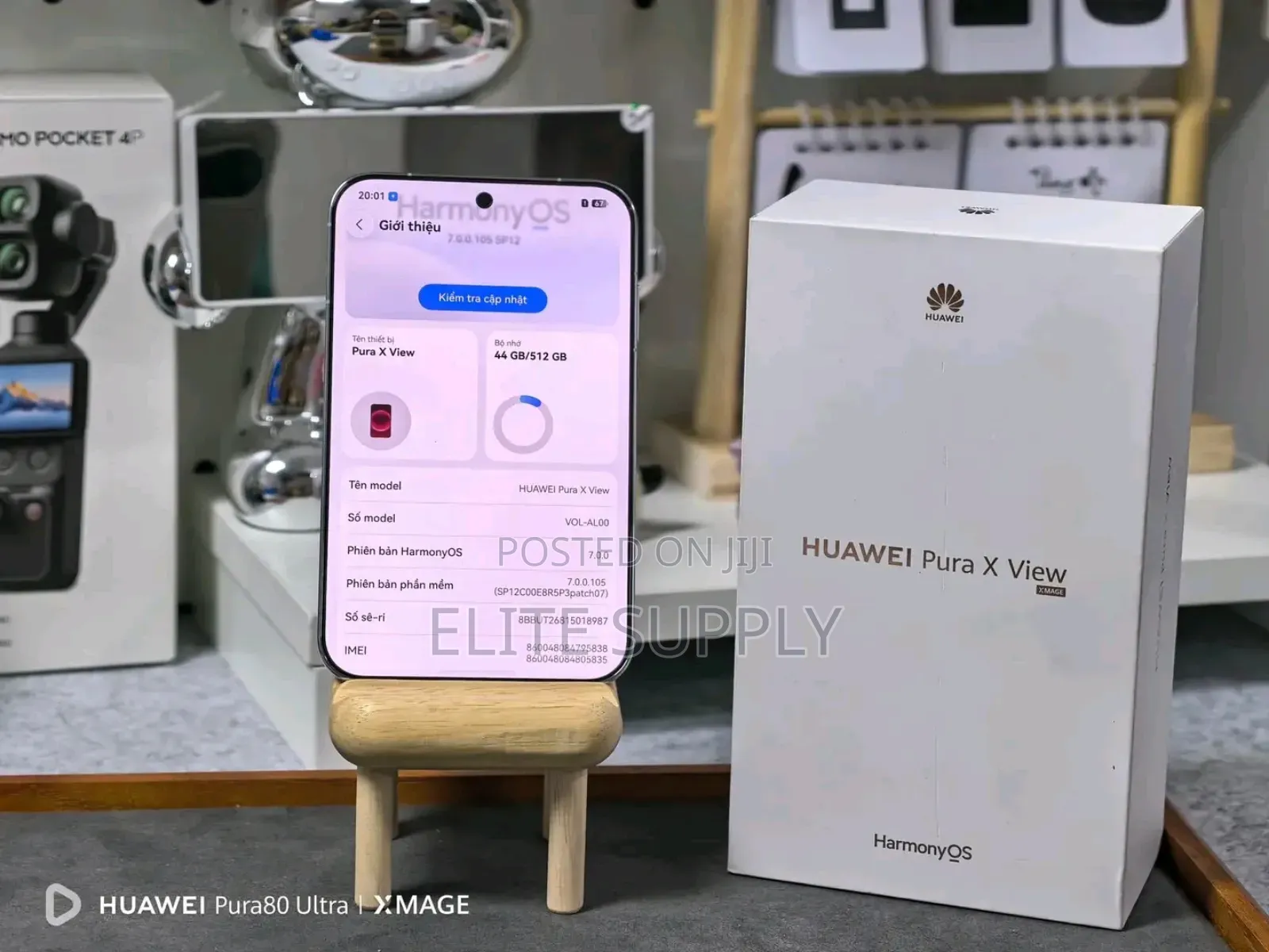 New Huawei Pura X Max 512 GB Silver
