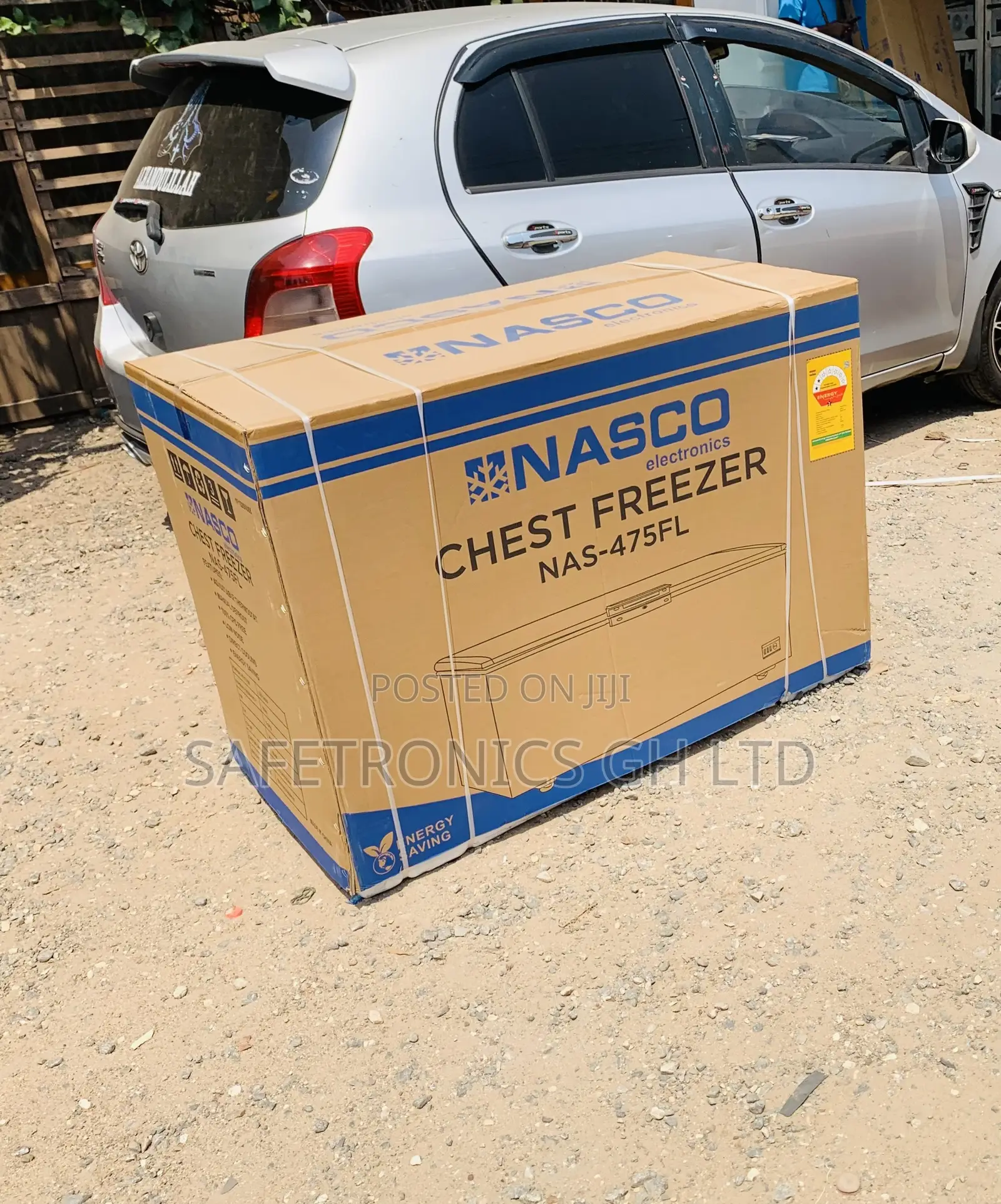 Get Massive Singledoor ** 318L Nasco Nas-425fl Grey Freezer