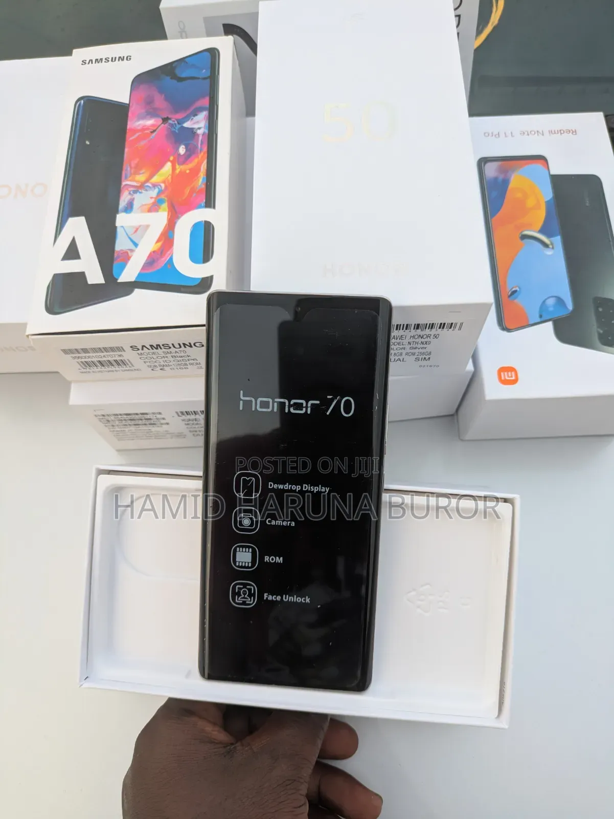 New Honor 70 256 GB Silver