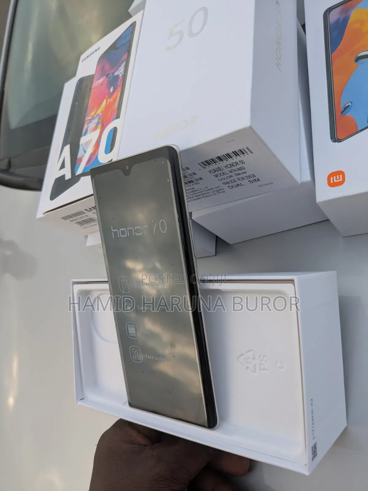 New Honor 70 256 GB Silver