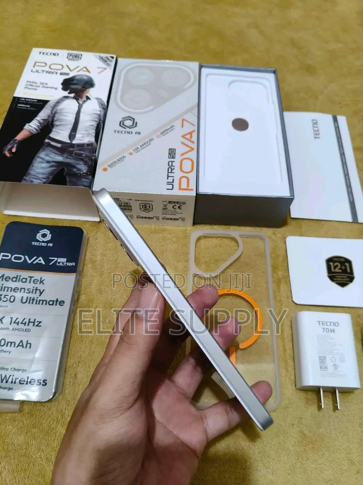 New Tecno Pova 7 Ultra 5G 256 GB White