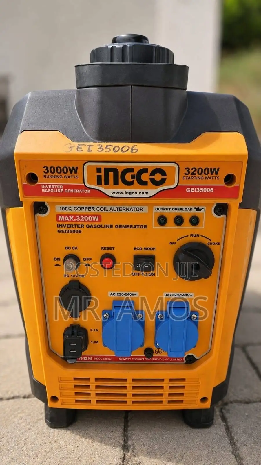 3.2kva Inverter Gasoline Generator With Low Noise Treatment - Gei35006