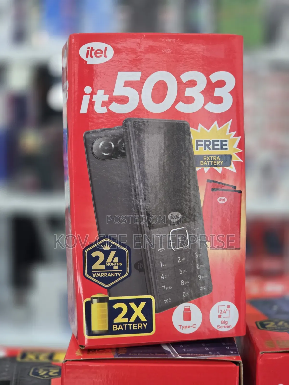 New Itel IT5023 Black