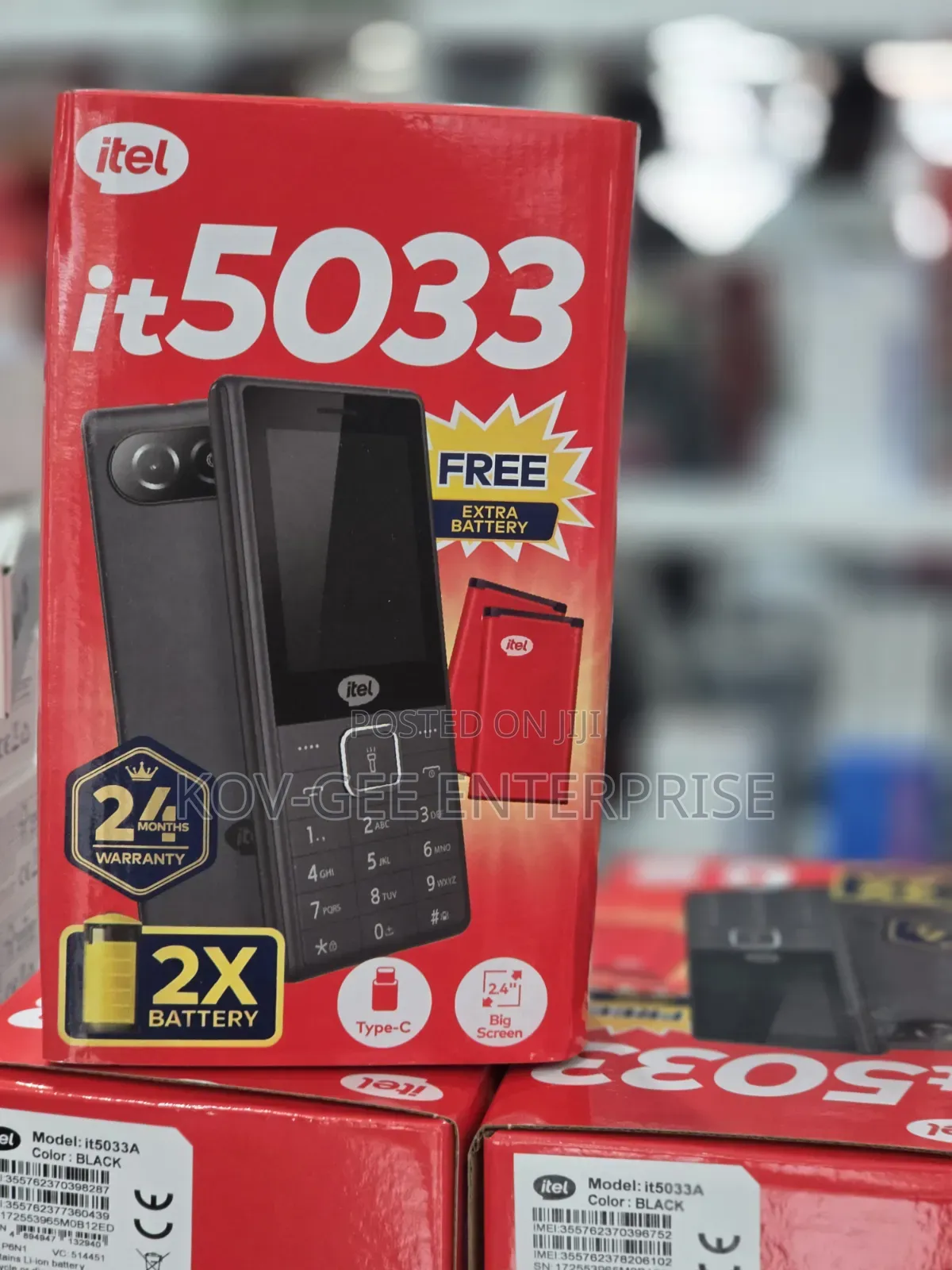 New Itel IT5023 Black