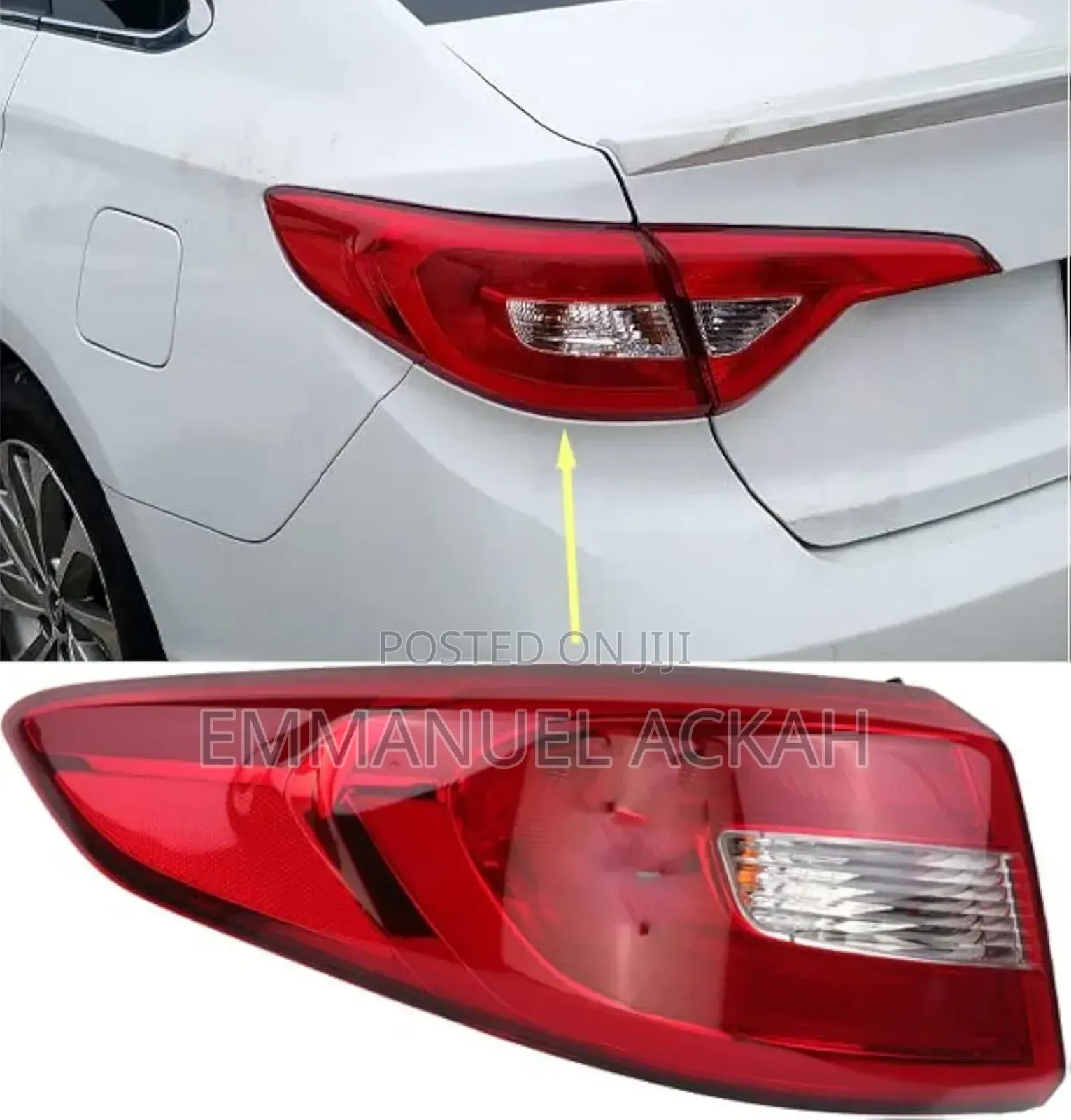 Hyundai Sonata 2015 2016 2017 Taillight Pair
