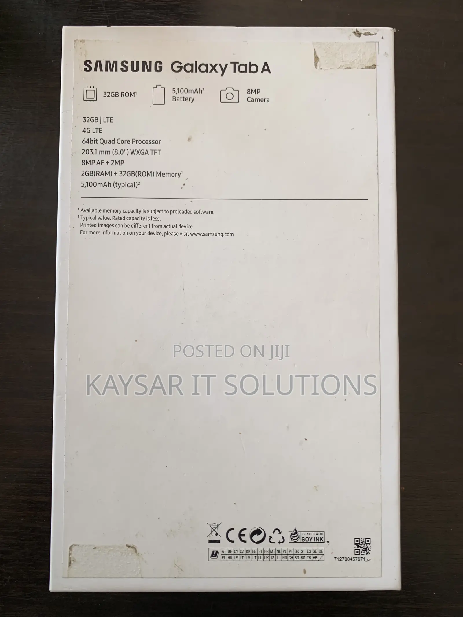 Samsung Galaxy Tab 4G LTE 32 GB Black