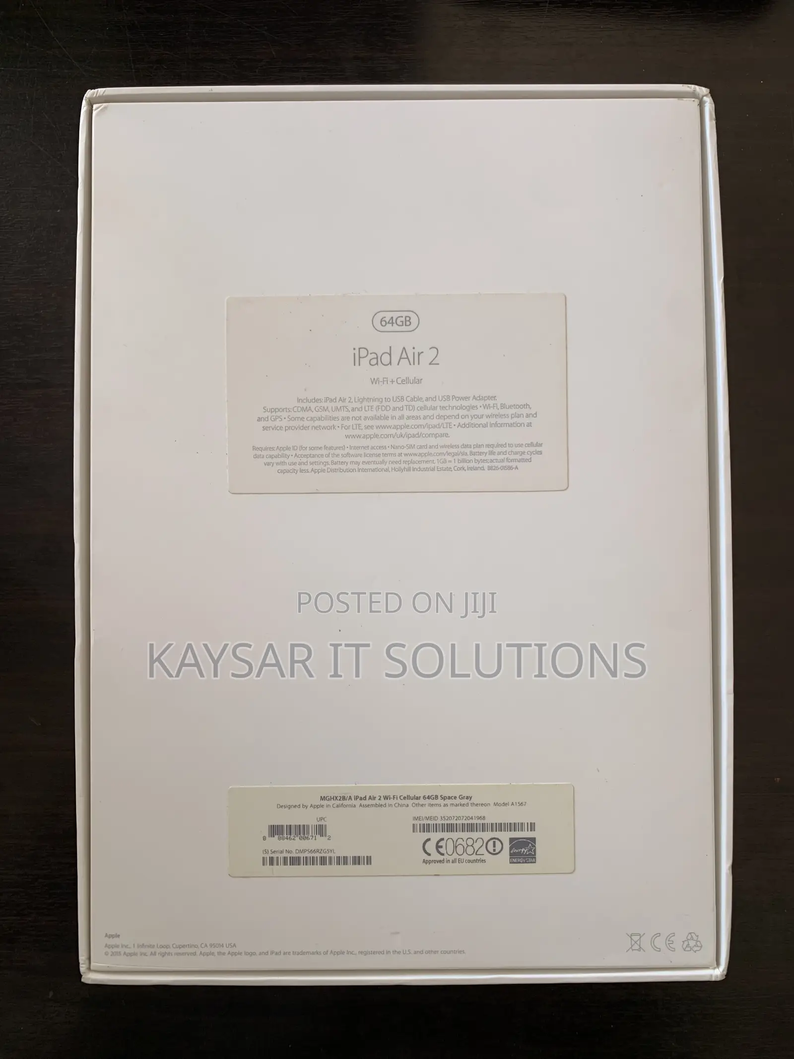 Apple iPad Air 2 64 GB Silver