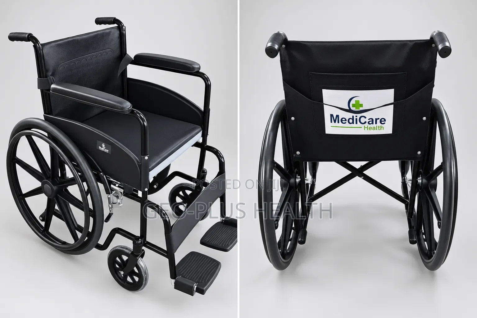 Commode Wheelchair (Short Back)