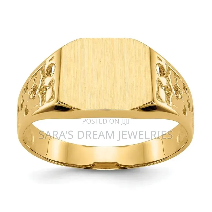 Solid Fashion Gold Rings
