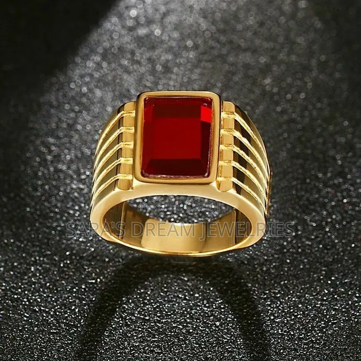 Solid Fashion Gold Rings