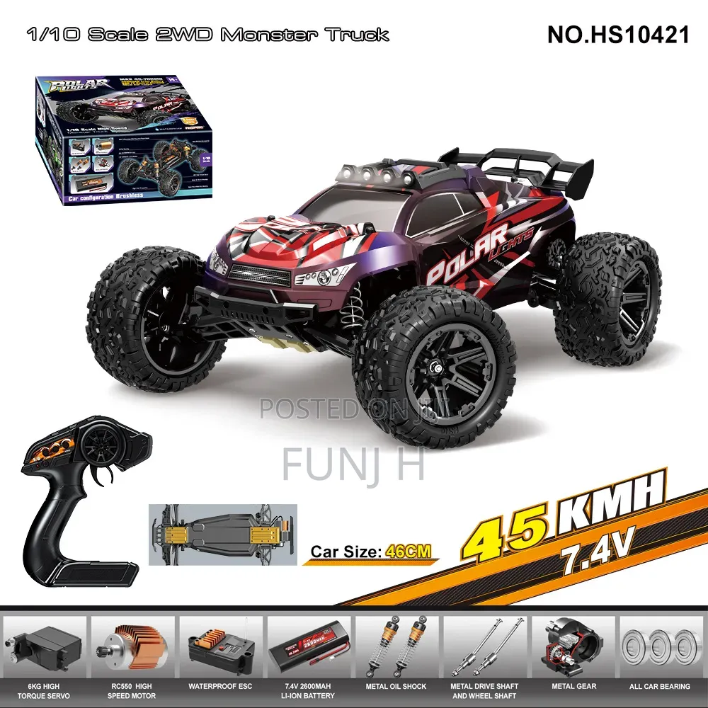 Polar Lights 2WD High-Speed RC Monster Truck