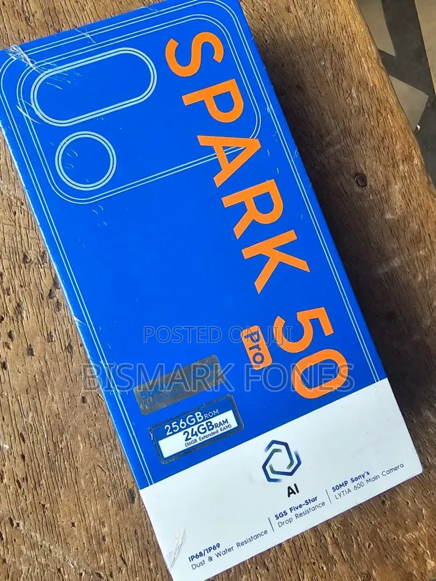 New Tecno Camon 50 Pro 256 GB Blue