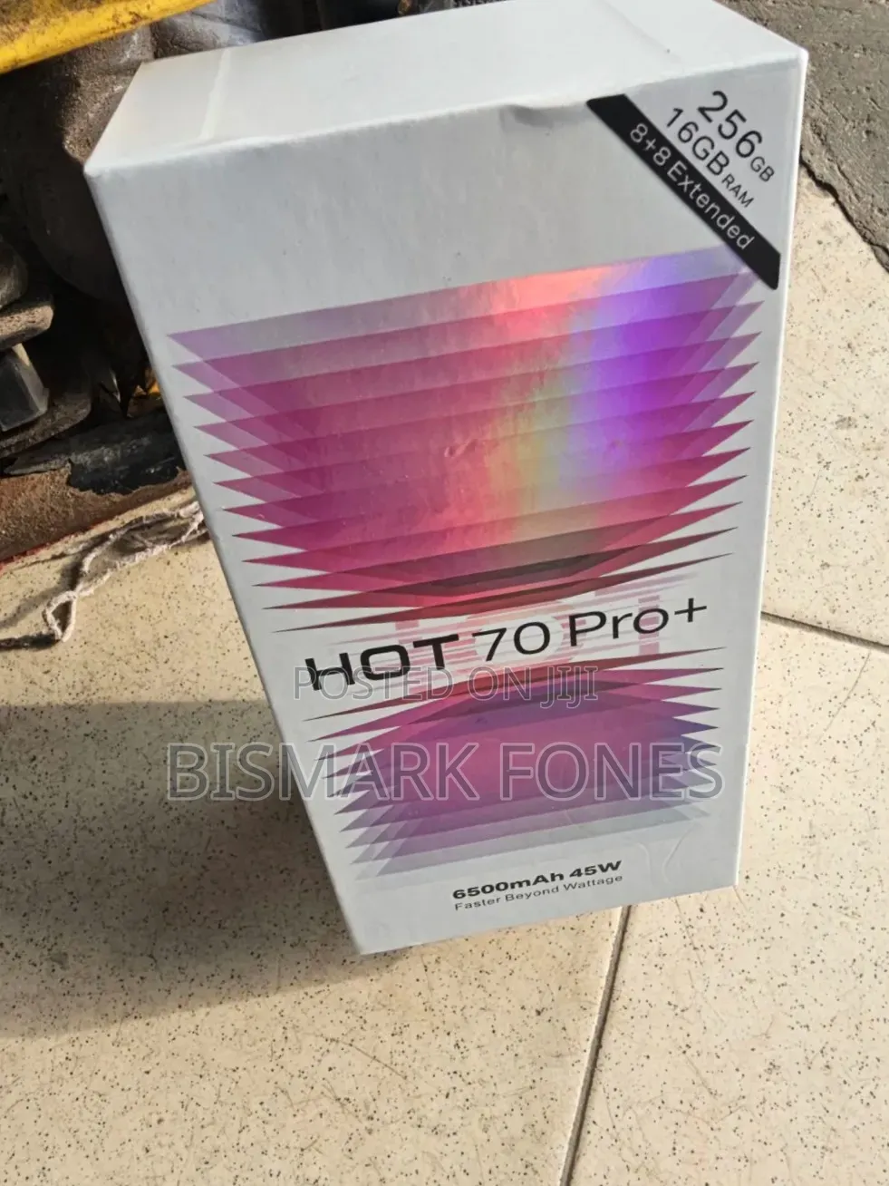 New Infinix Hot 70 Pro 5G+ 256 GB Black