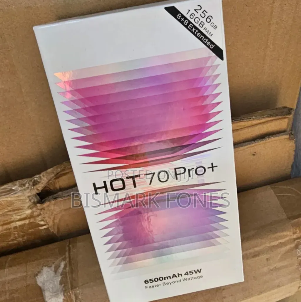 New Infinix Hot 70 Pro 5G+ 256 GB Black