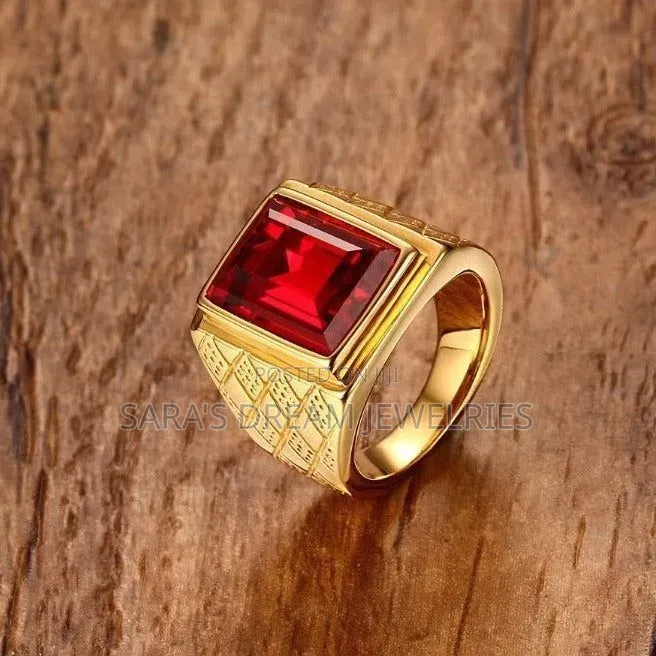 Solid Fashion Gold Ring