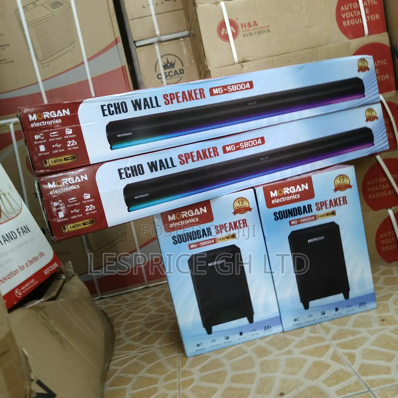Long Lasting Original 280W Soundbar and Subwoofer From Morgan
