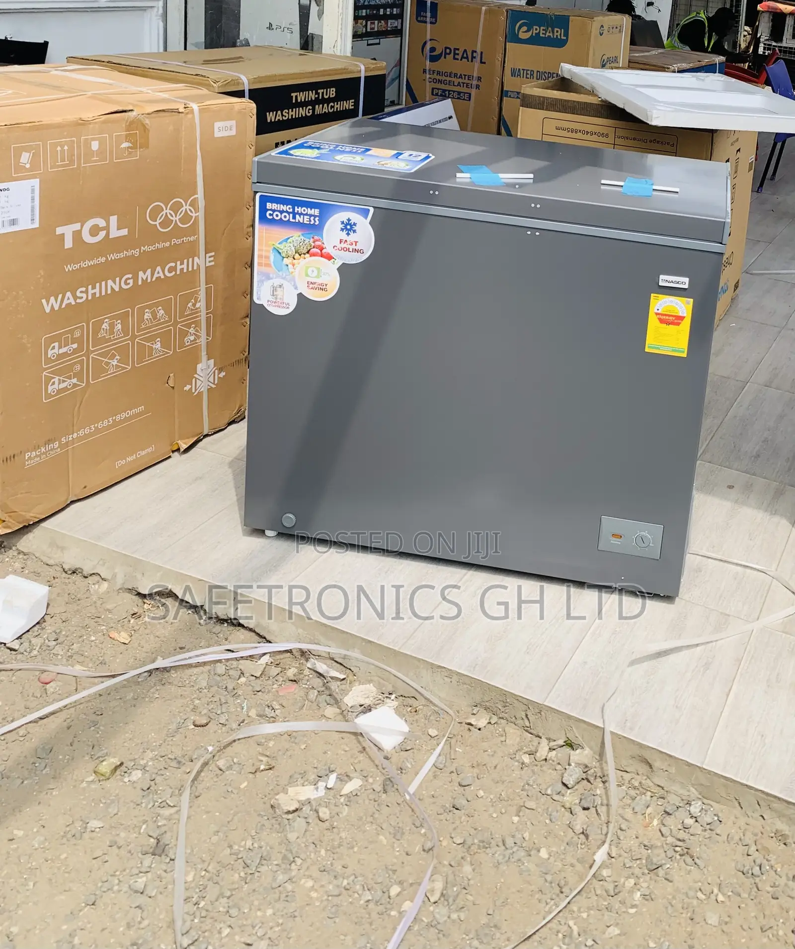 Lastest Unveiling • Nasco 200L (Grey) Singledoor Nas-250fl Freezer