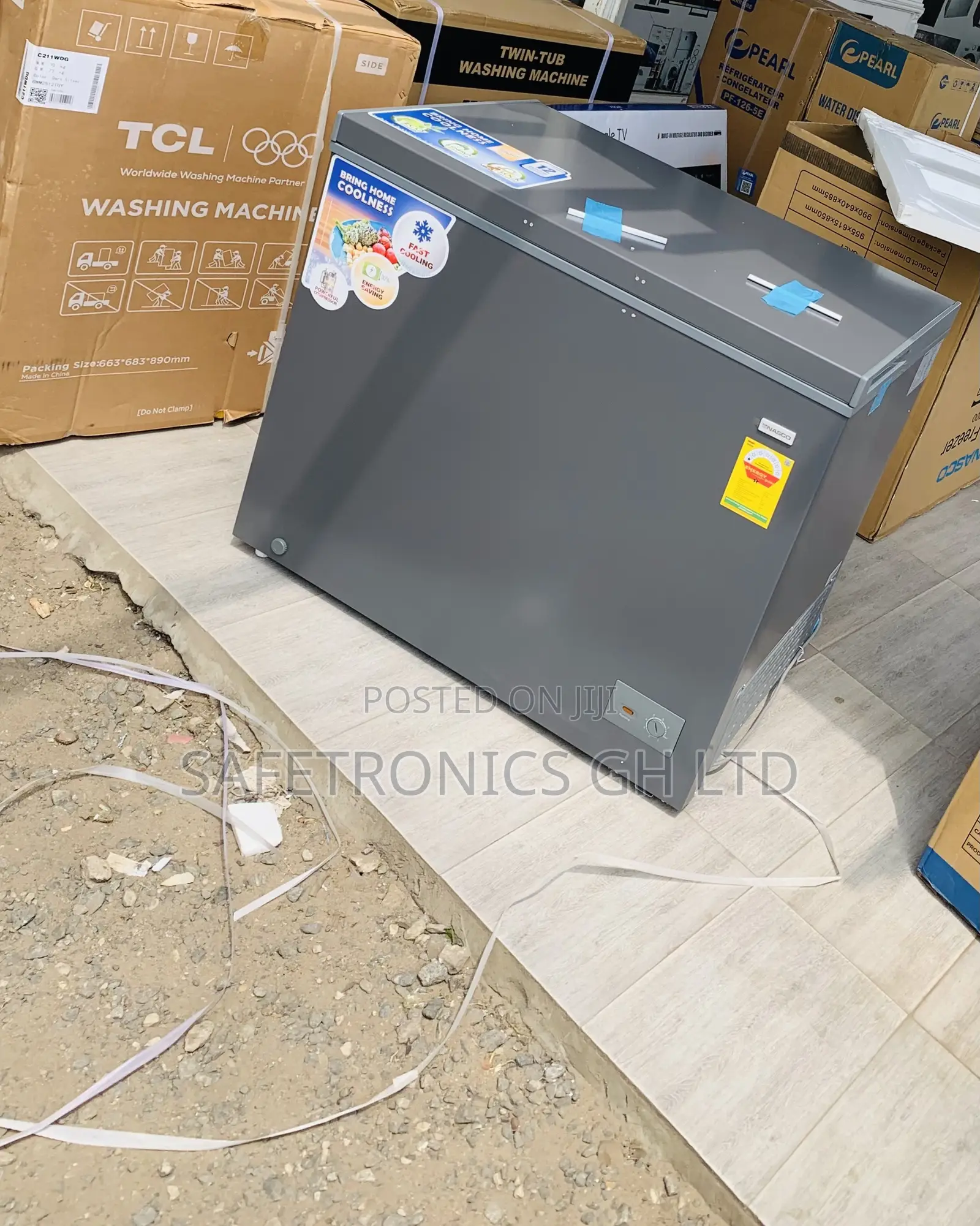 Lastest Unveiling • Nasco 200L (Grey) Singledoor Nas-250fl Freezer