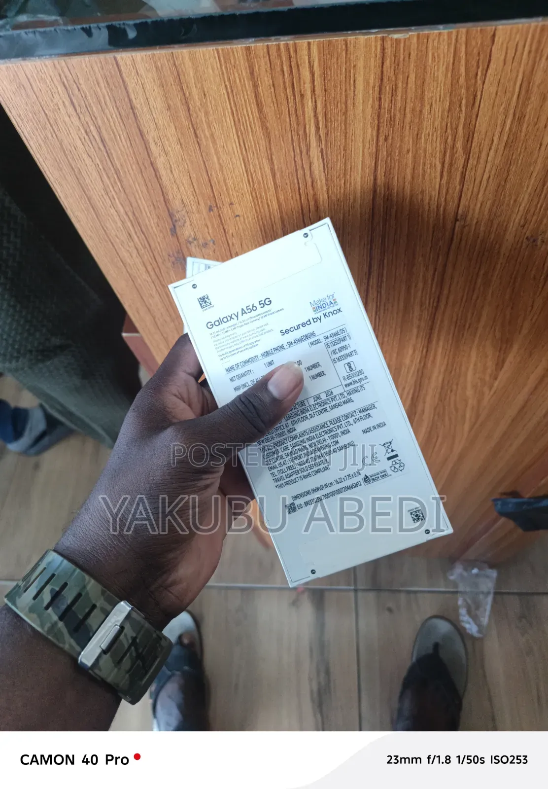 New Samsung Galaxy A56 256 GB Black