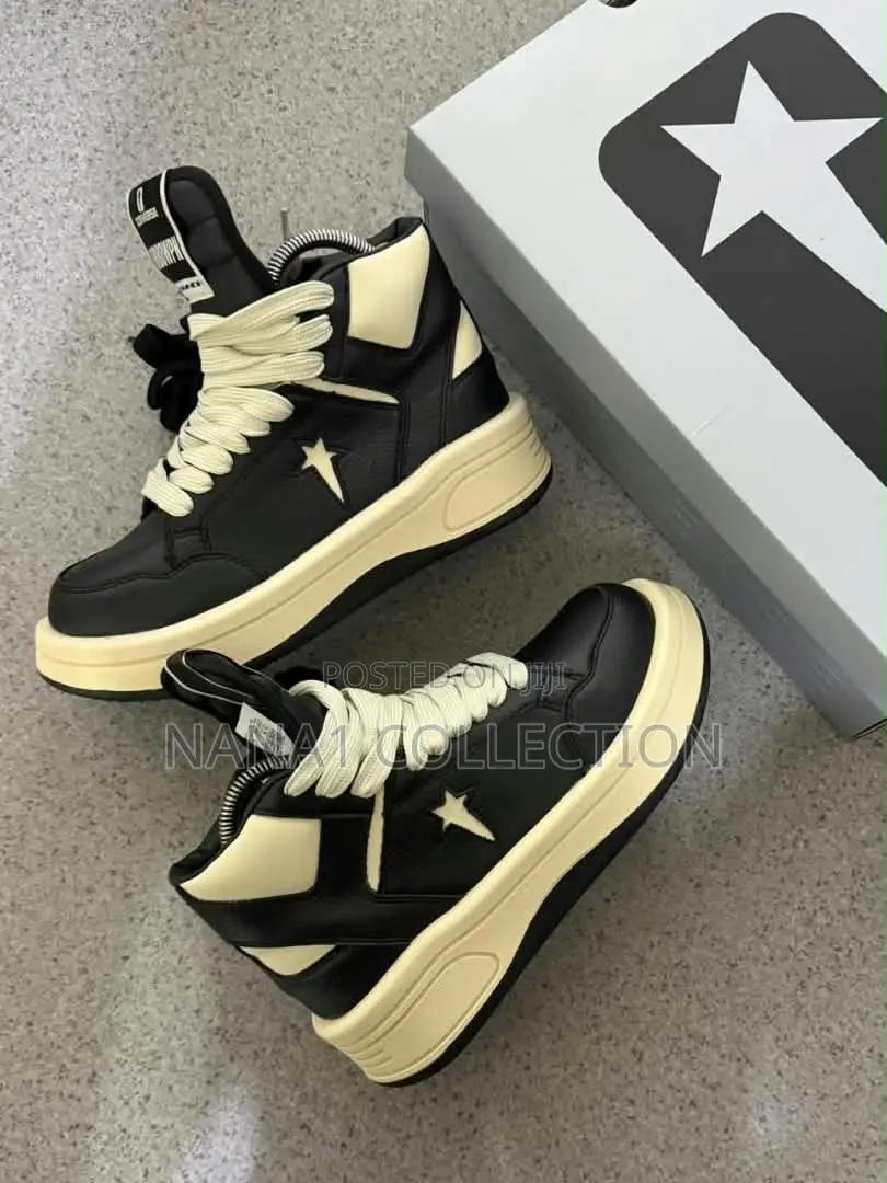 Converse X DRKSHDW Turbowpn Leather Sneakers