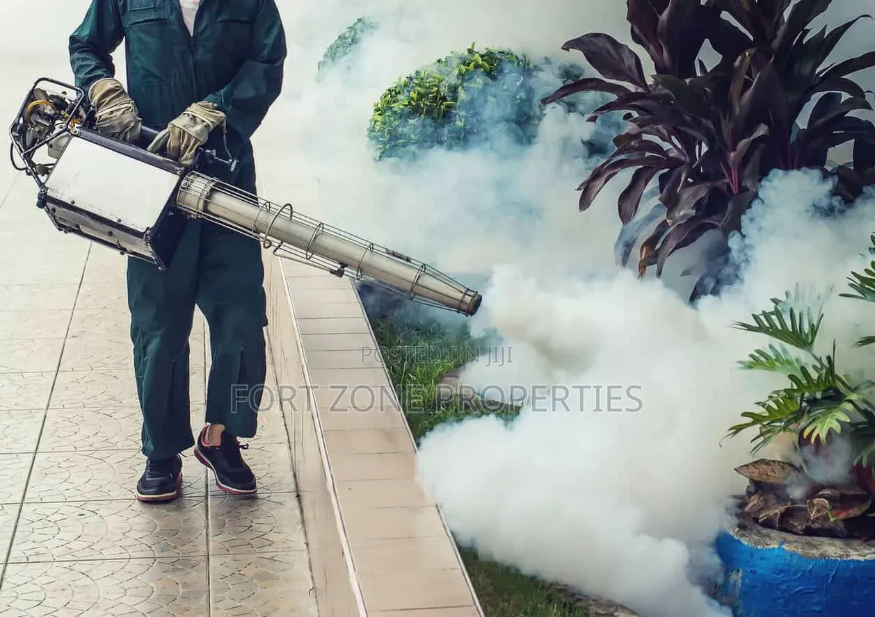 Fogger Man Fumigation With Cleantex