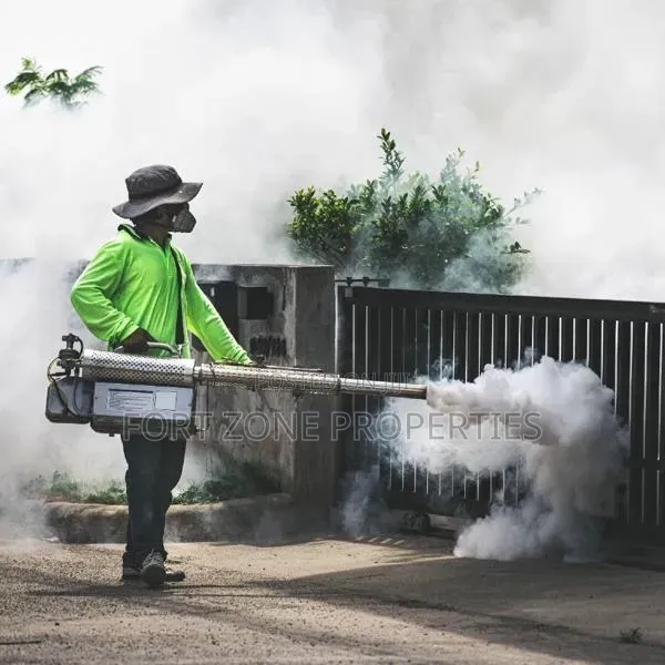 Fogger Man Fumigation With Cleantex