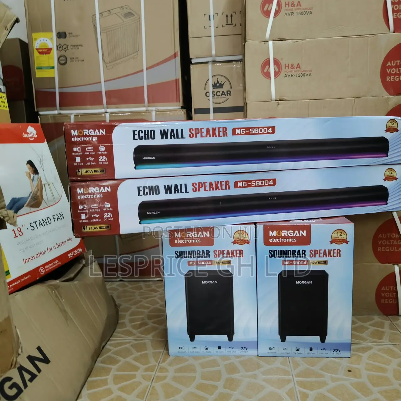 Hugely Discounted 280W Morgan Soundbar Subwoofer