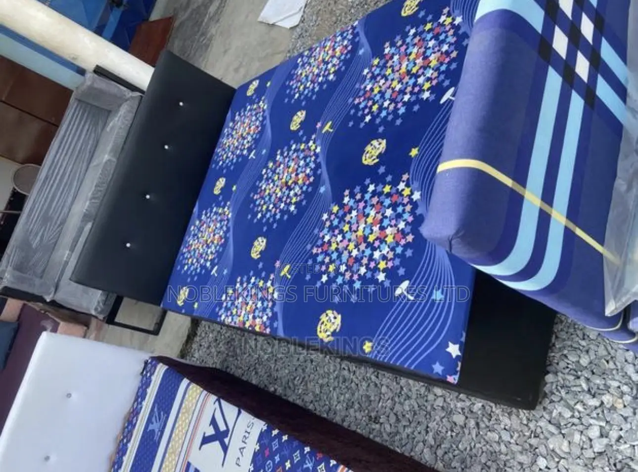 Double Bed With Mattress (55x75inch)