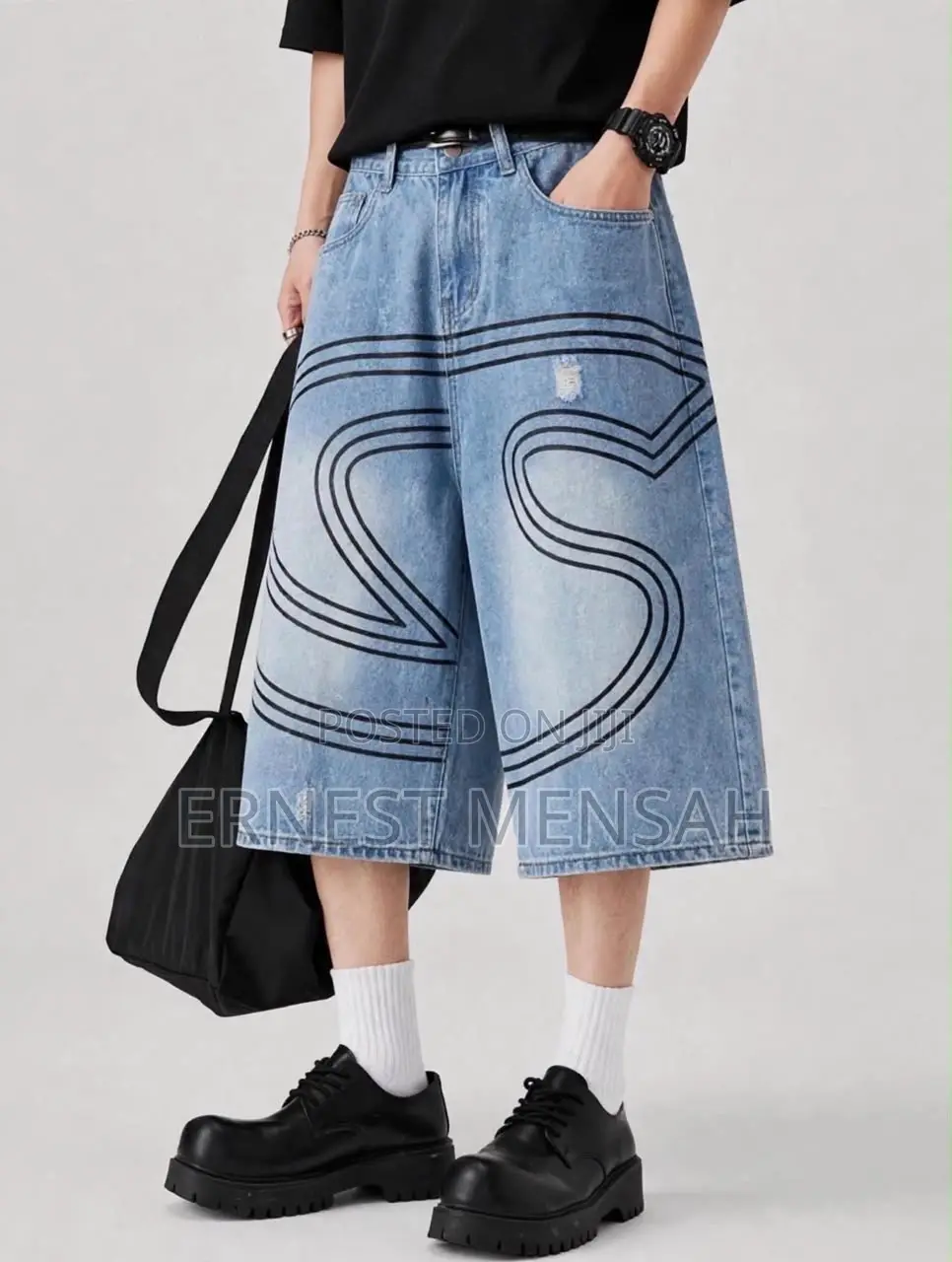 Baggy Denim Jorts