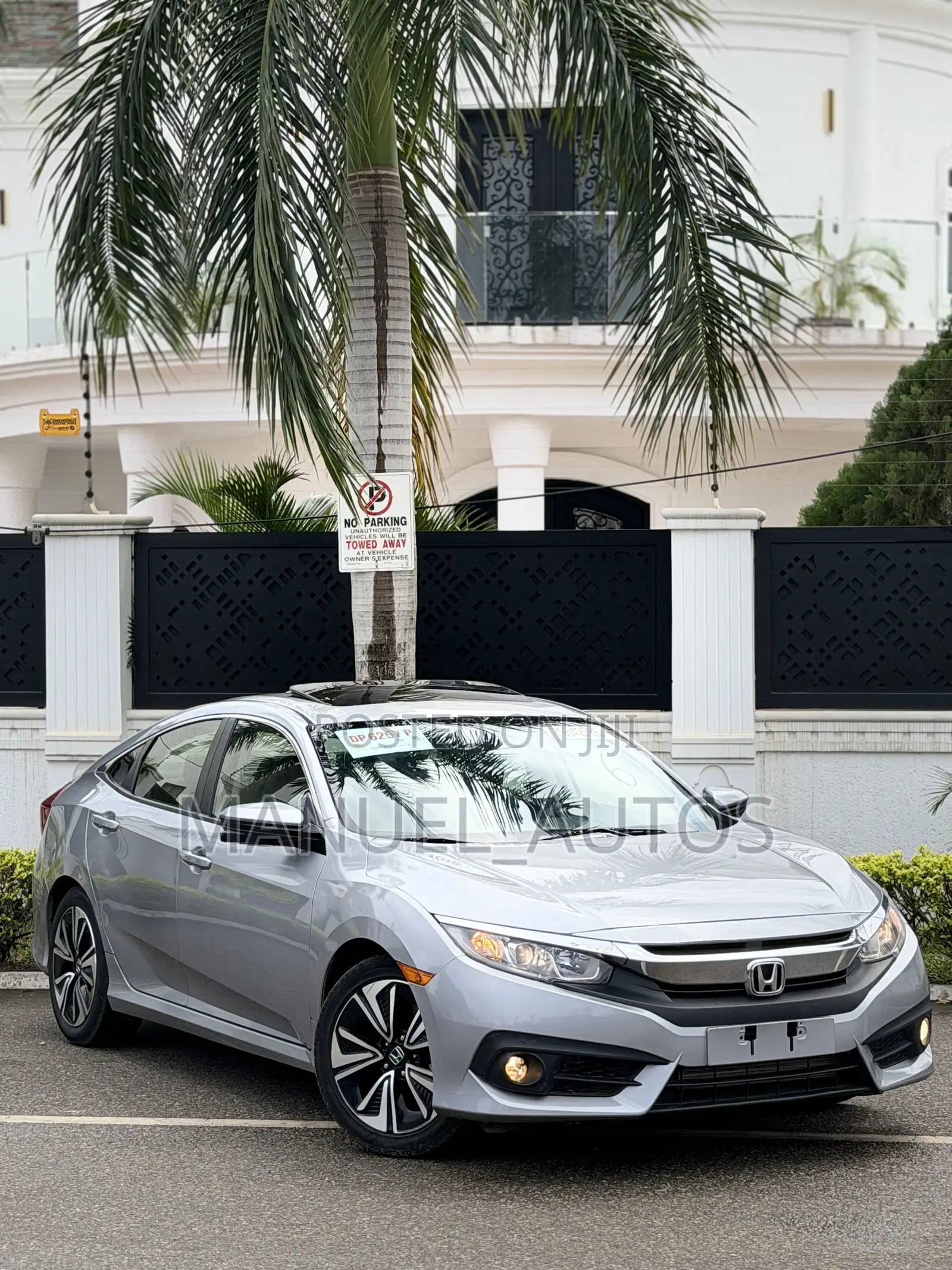 Honda Civic EX-L Sedan 2018 Silver