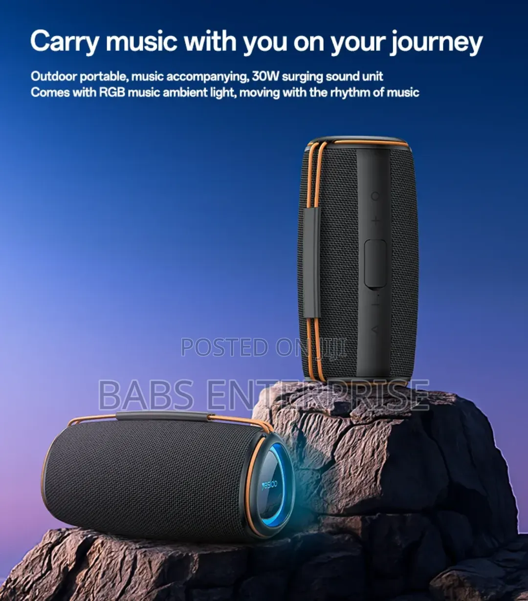 Yesido YSW38 30W Wireless RGB Bluetooth Speaker