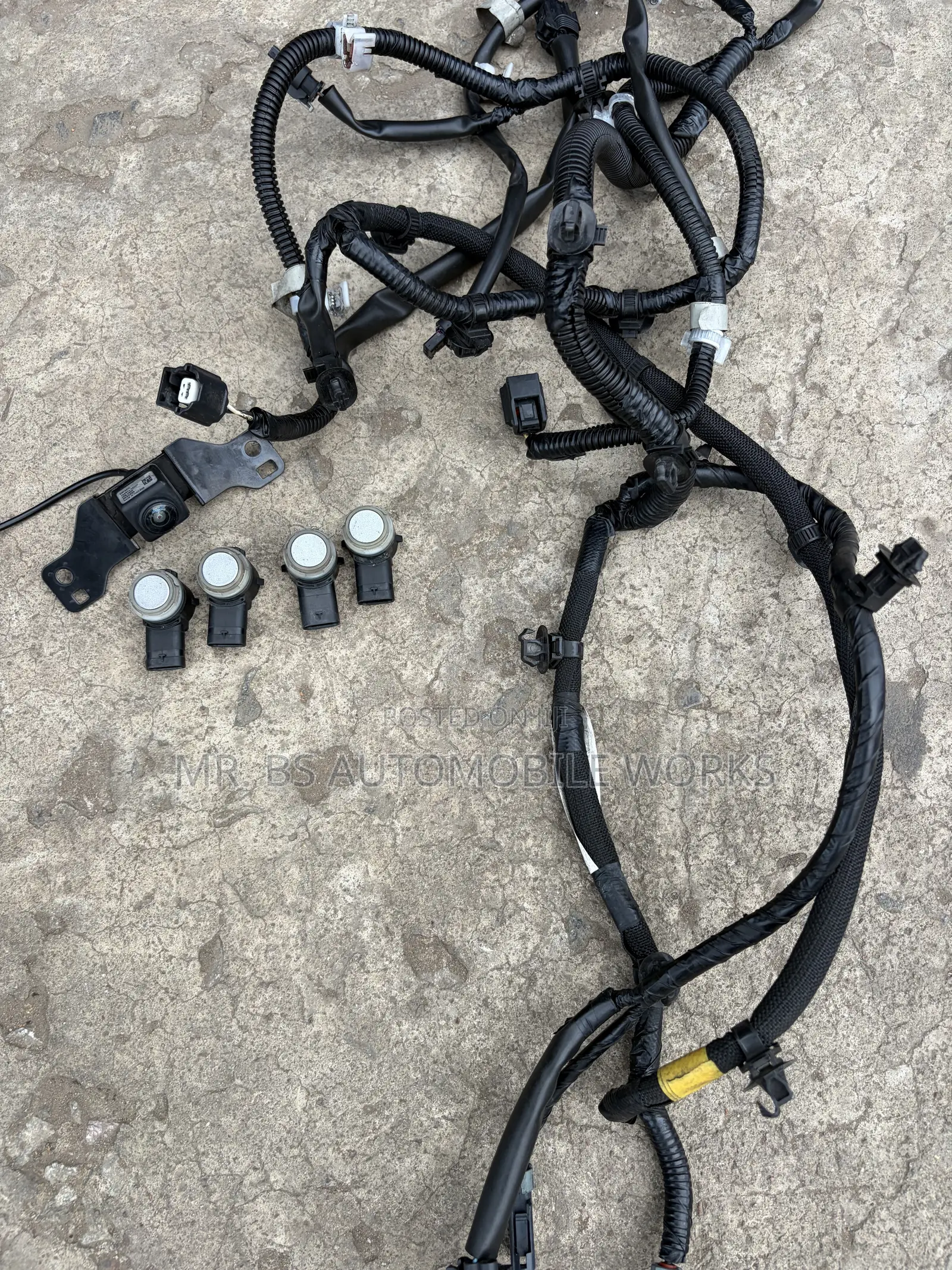 Mitsubishi Outlander Parking Sensor Layout 2022-2025