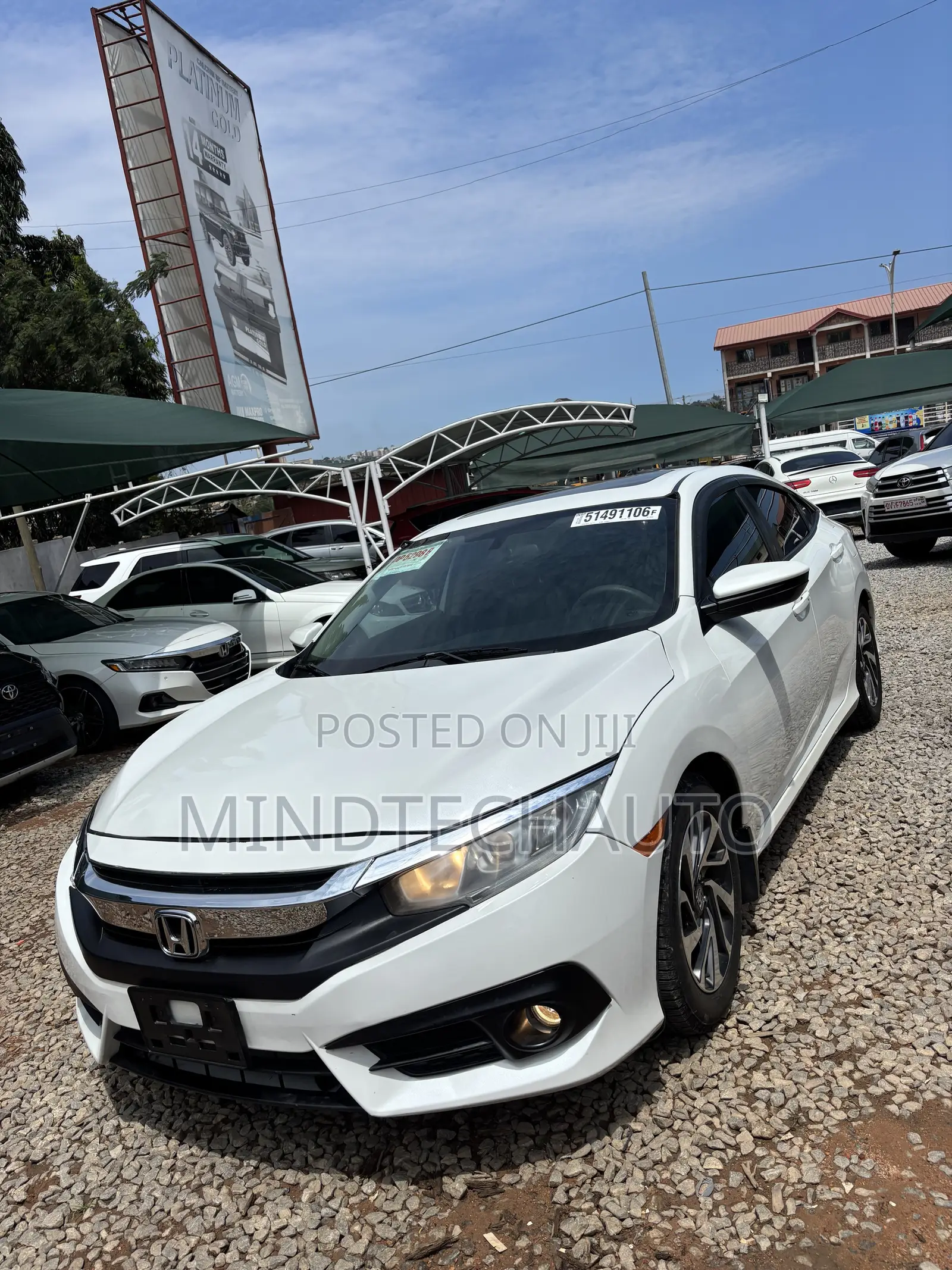 Honda Civic EX 4dr Sedan (1.5L 4cyl) 2016 White