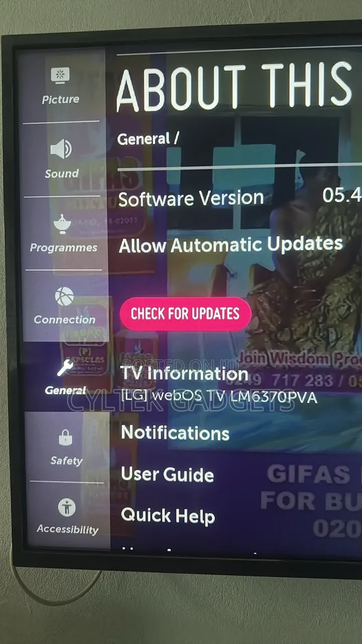 LG 43inches SMART TV Swap Allowed (LM6370PVA) 2024 Model