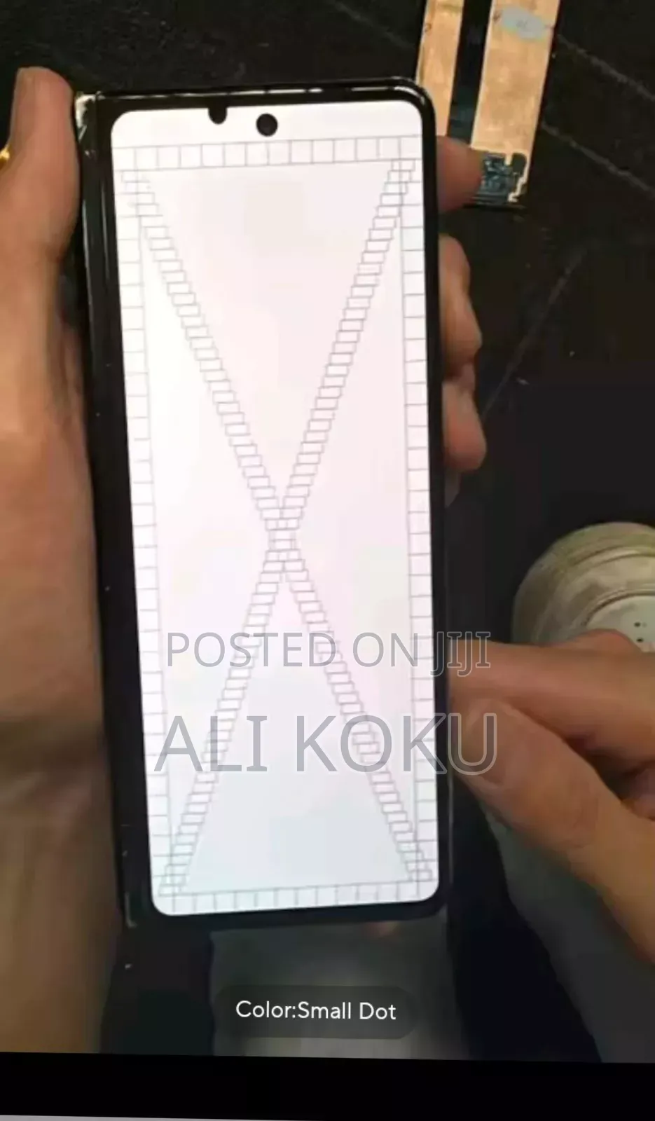 Samsung Z Fold 3 Screen. With Dot
