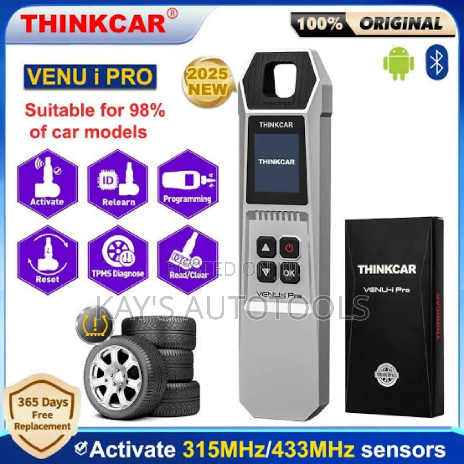 THINKTPMS VENU iPro Tire Pressure Programmer for Thinkcar Tools