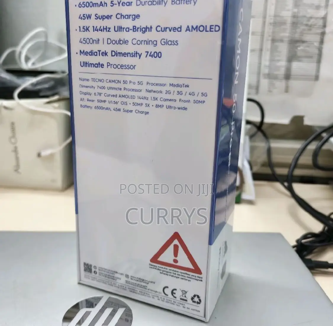 New Tecno Camon 50 Pro 256 GB Black