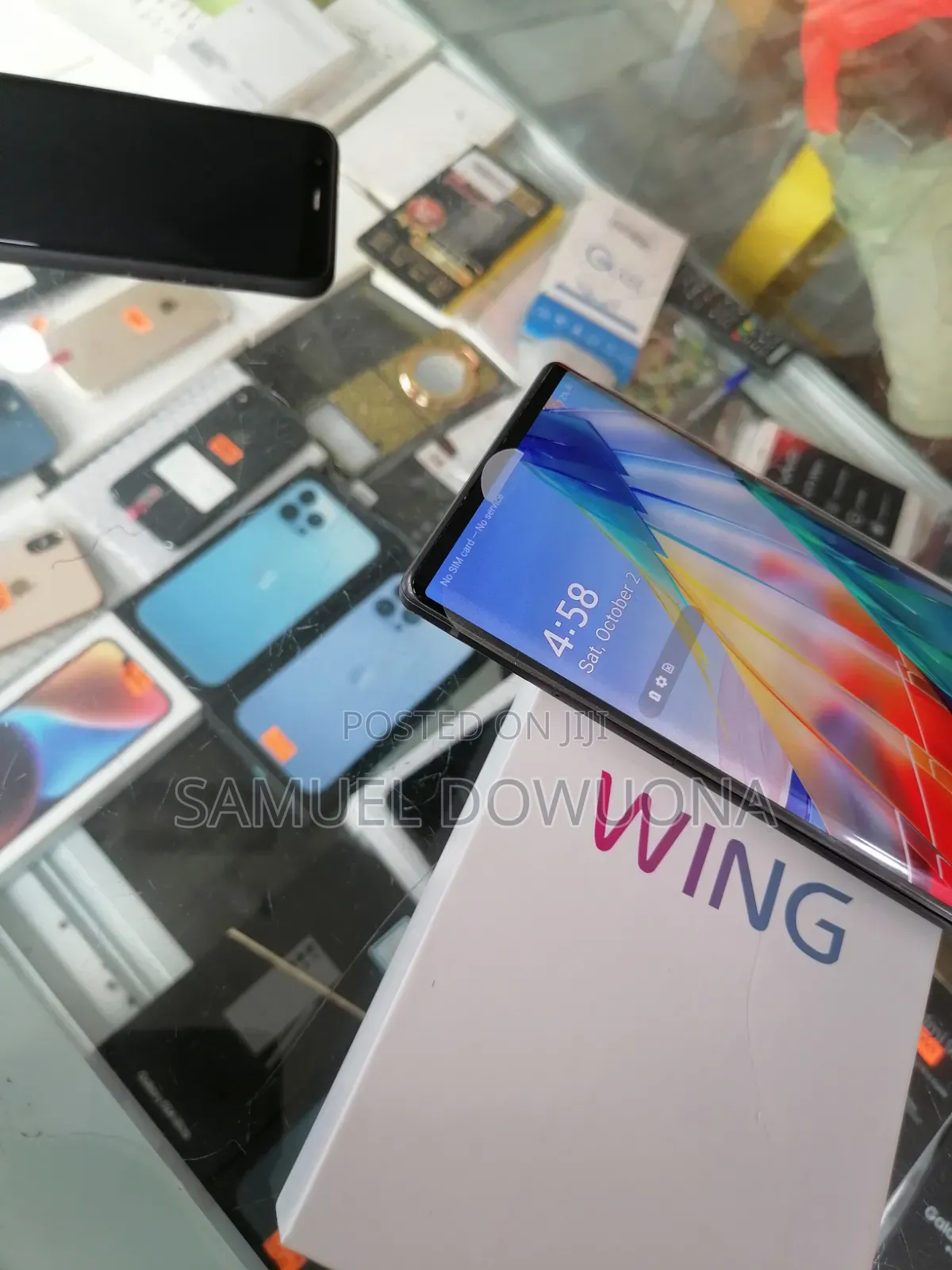 New LG Wing 5G 128 GB Black