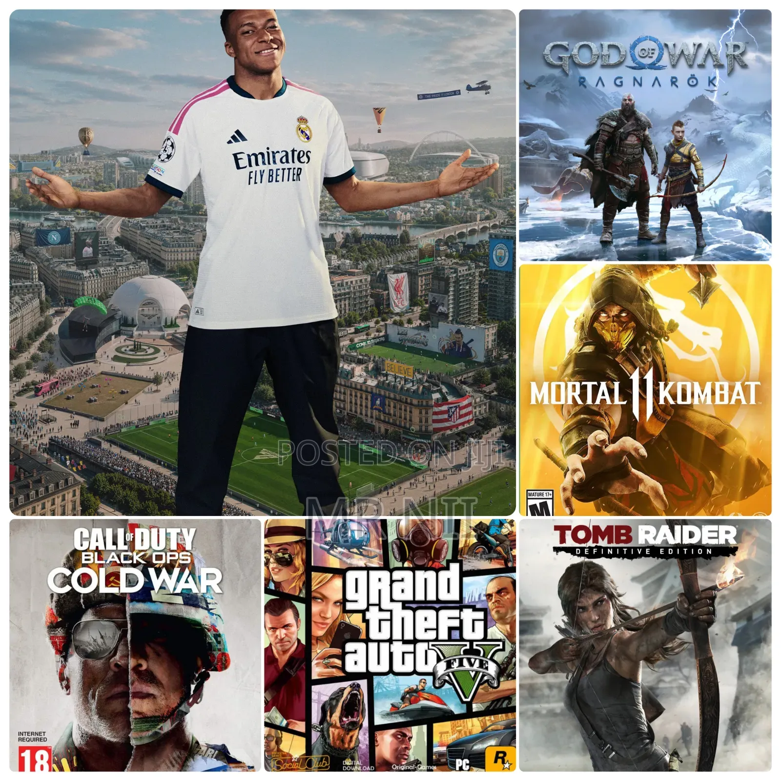 (NOT CD) Ps4 Ps5 Offline Fc 27 + Call of Duty (Including Games in Pic)