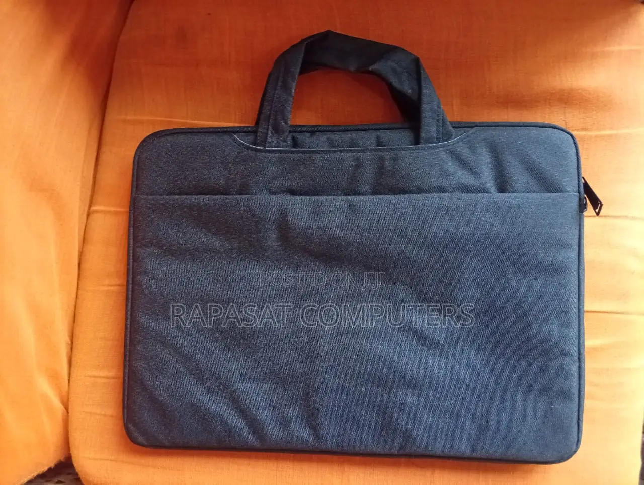 Laptop Sleeve Bag With Handle 14" 15.6" (Black 1-Side Zip)- ¢110 Per